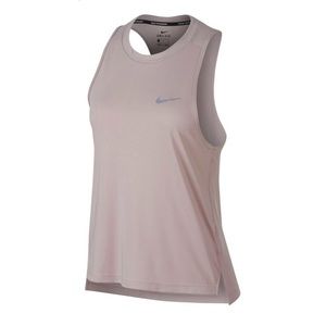 Nike Women's Dry Miler Running Tank Top in Pink